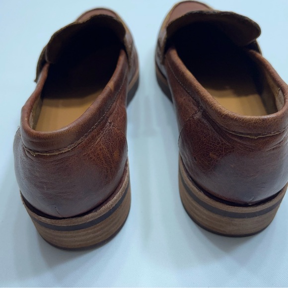 Kork Ease Carlisle Penny Loafer Womens Size 7 M Brown Leather Comfort Shoes - Picture 7 of 12